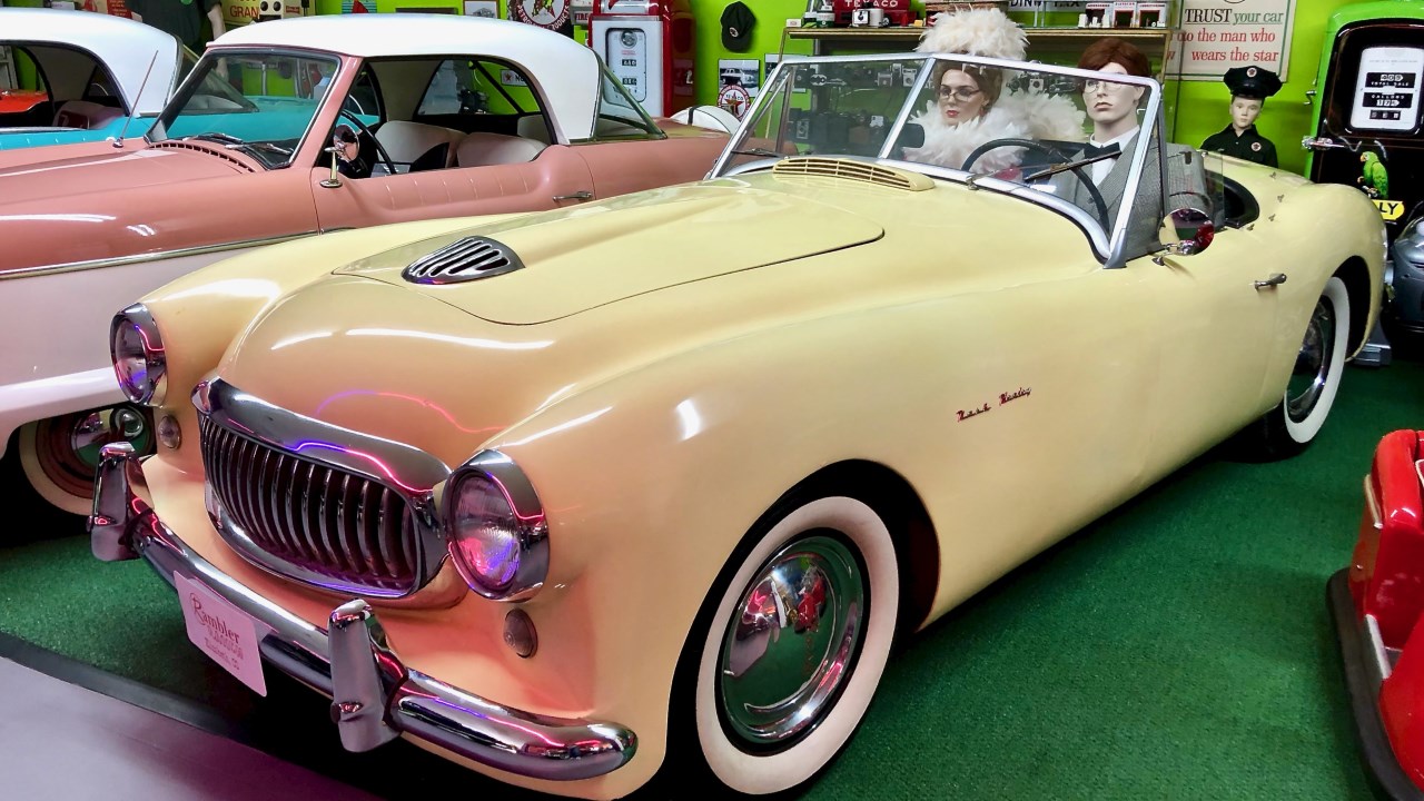 1951 Nash-Healey luxury sports gran turismo car at Rambler Ranch 1of6